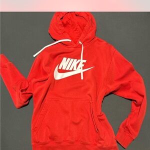 Nike red hoodie